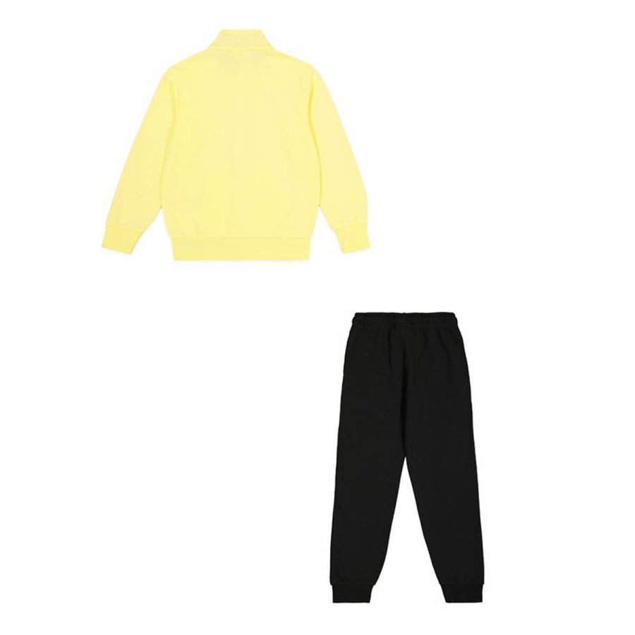 Trningsdragt til brn Champion Champion Full Zip Suit Gul Sort #2