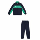 Trningsdragt til brn Champion Full Zip Suit Mrkebl Marinebl #1