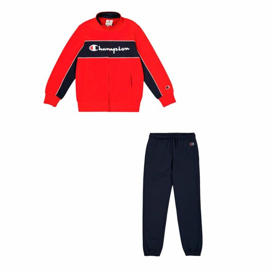 Trningsdragt til brn Champion Full Zip Suit Rd #1