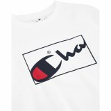 Trningsdragt til brn Champion Champion Chandal Champion Crewneck Sweatsuit Nio Bl Hvid #3