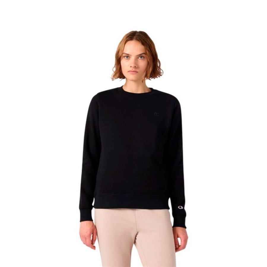 Sweaters uden H�tte til Kvinder Champion Icons Tonal Sort #2