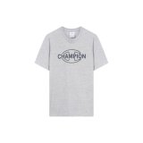 Kort�rmet T-shirt til M�nd Champion Graphic Shop Lysegr� #1