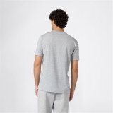 Kort�rmet T-shirt til M�nd Champion Graphic Shop Lysegr� #3