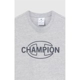 Kort�rmet T-shirt til M�nd Champion Graphic Shop Lysegr� #4