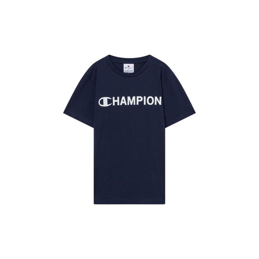 B�rne Kort�rmet T-shirt Champion Graphic Shop Marinebl� #1