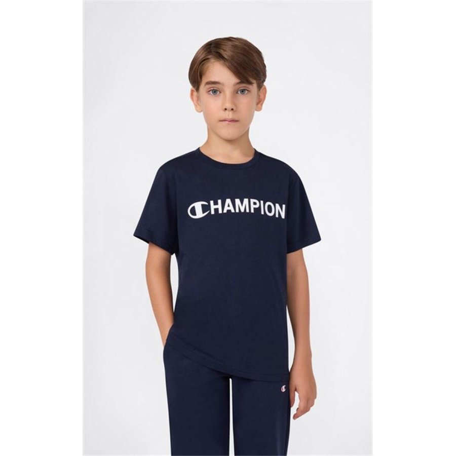 B�rne Kort�rmet T-shirt Champion Graphic Shop Marinebl� #2