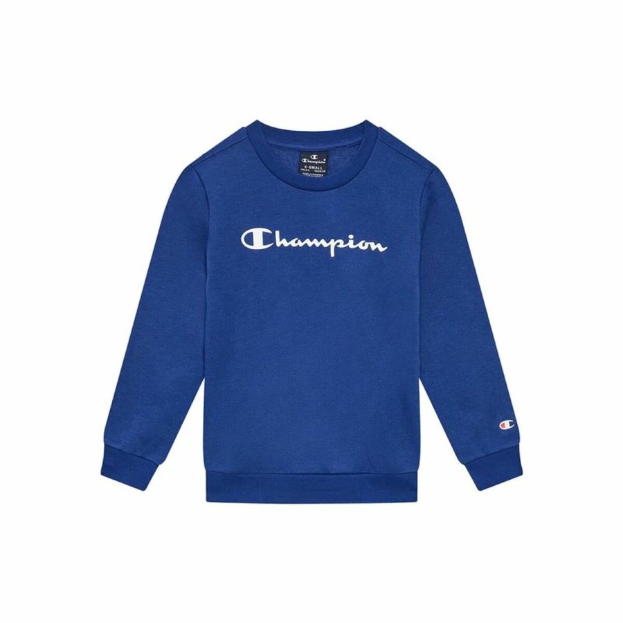 Httetrje til Brn Champion Crewneck Bl Hvid #1