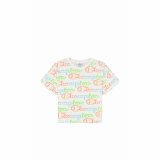 Kortrmet T-shirt til Kvinder Champion Crewneck Croptop Hvid #1