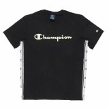 Kortrmet T-shirt til Mnd Champion Crewneck Sort #1
