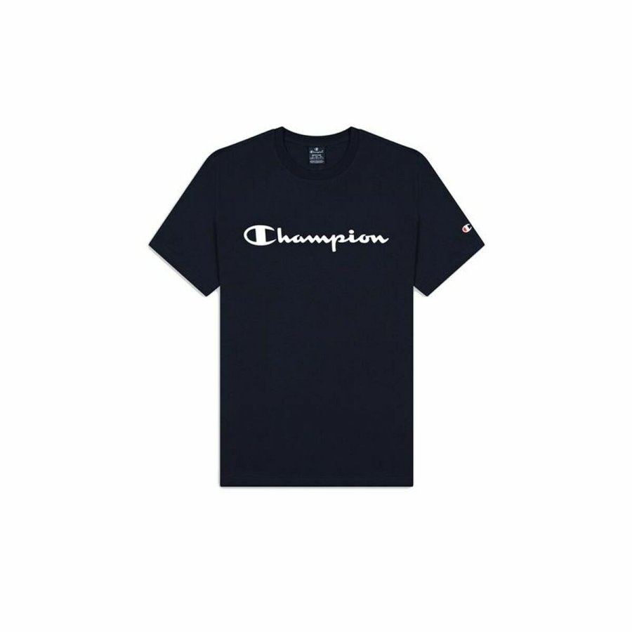 Kortrmet T-shirt til Mnd Champion Crewneck Bl #1