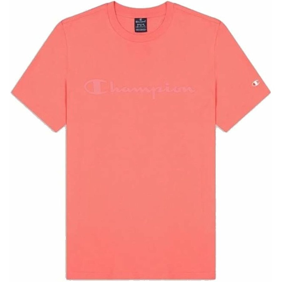 Kortrmet T-shirt til Mnd Champion Crewneck Pink #2