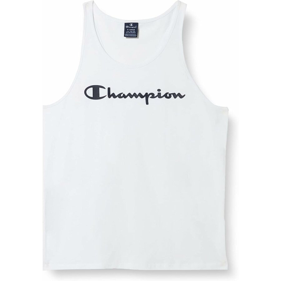T-shirt til M�nd uden �rmer Champion Tank Top Hvid #3