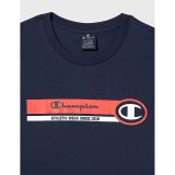Kortrmet T-shirt til Mnd Champion Crewneck Bl #3
