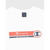Kortrmet T-shirt til Mnd Champion Crewneck Hvid #3