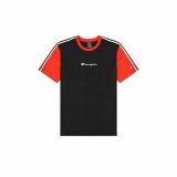 Kortrmet T-shirt til Mnd Champion Crewneck Sort #1