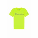 Kortrmet T-shirt til Mnd Champion Crewneck Limegrn #1