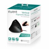 Ergonomisk optisk mus Ewent EW3156 1000 dpi USB Sort Sort/Rd Rd/Sort #7