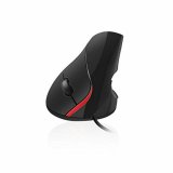 Ergonomisk optisk mus Ewent EW3156 1000 dpi USB Sort Sort/Rd Rd/Sort #9
