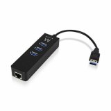 USB Hub Ewent AAOAUS0127 3 x USB 3.1 RJ45 Plug and Play #1