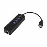 USB Hub Ewent AAOAUS0127 3 x USB 3.1 RJ45 Plug and Play #3