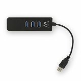 USB Hub Ewent AAOAUS0127 3 x USB 3.1 RJ45 Plug and Play #4