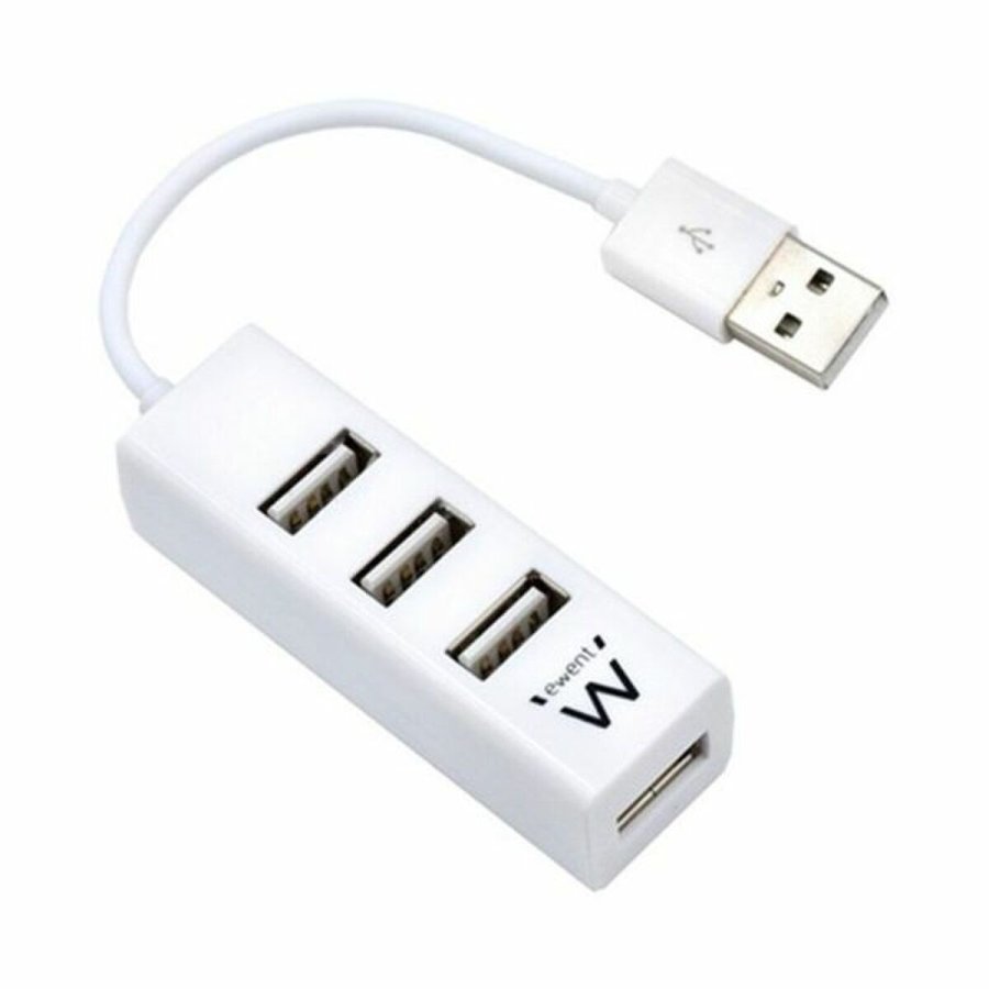 USB Hub Ewent EW1122 Hvid 3600 W #1