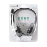 Hovedtelefoner med mikrofon Ewent EW3562 Sort Sort/Slvfarvet #2