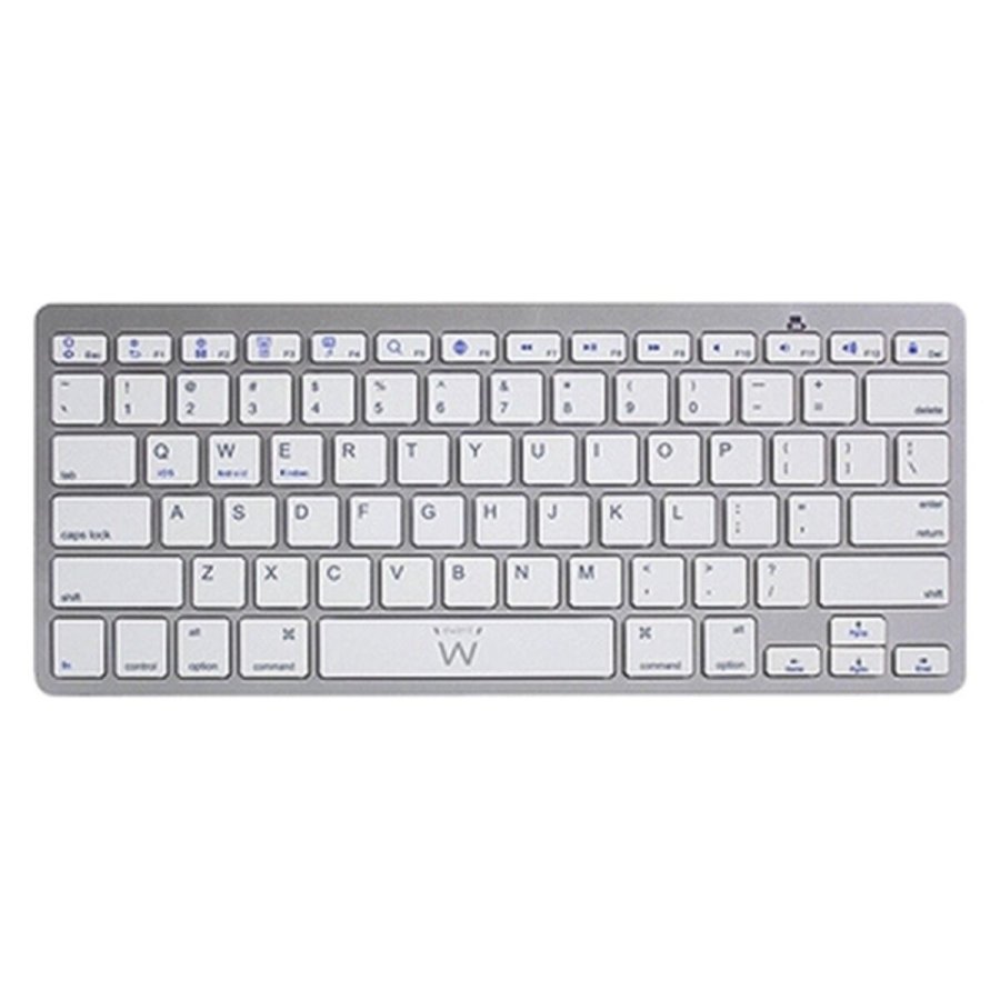 Bluetooth-tastatur Ewent EW3161 Hvid Slvfarvet #1
