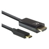 USB-C til HDMI-adapter Ewent EW9824 Sort 2 m #1
