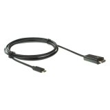 USB-C til HDMI-adapter Ewent EW9824 Sort 2 m #2