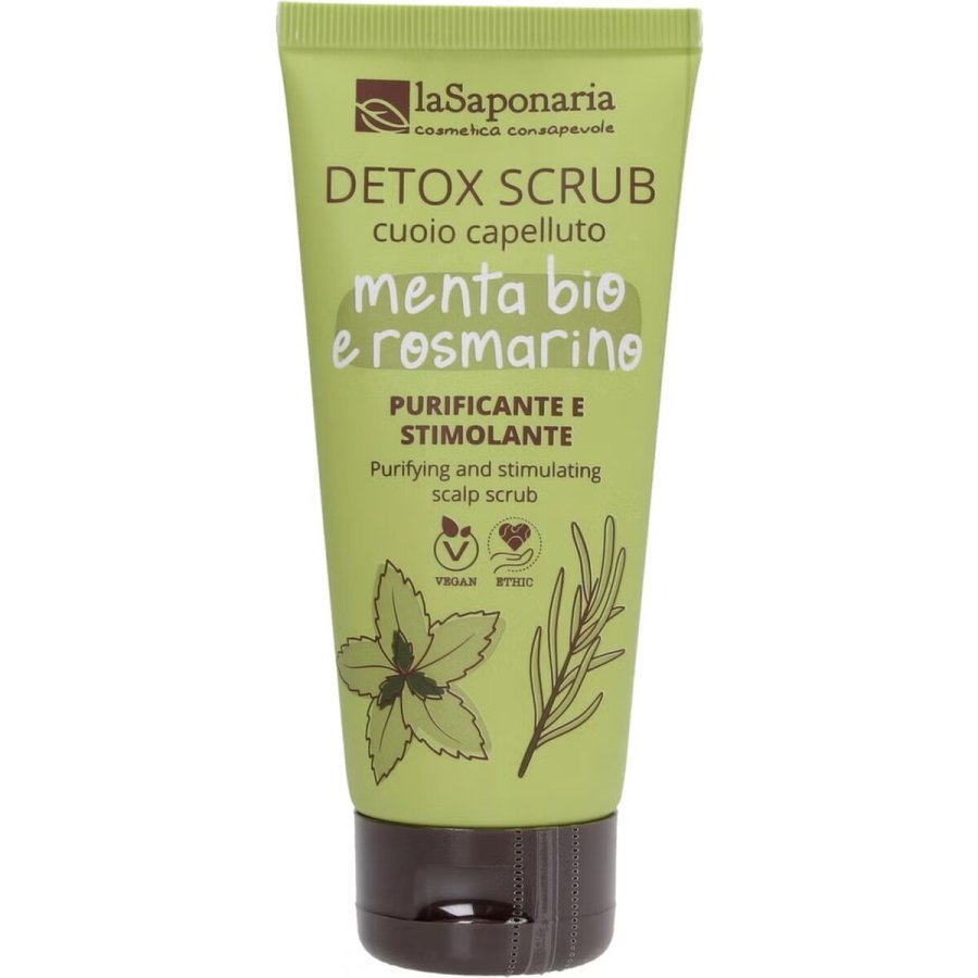 Rensende skrubbecreme La Saponaria Detox - Menta e Rosmarino 100 ml #1
