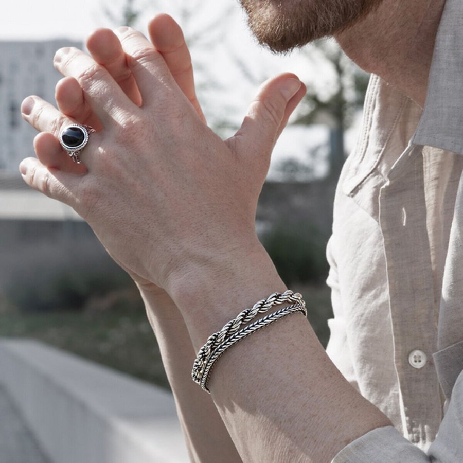 Armbnd til mnd Albert M. WSOX00443.S 19 cm #3