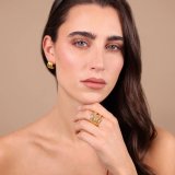 Ring til kvinder Etrusca WSET00870.YG-18 Gylden 18 #3