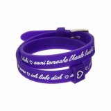 Armbnd til kvinder il mezzometro I LOVE YOU SILVER - BRACCIALE IN SILICONE/SILICONE BRACELET #1