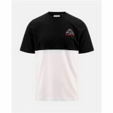 Kortrmet T-shirt til Mnd Kappa Edwin CKD Hvid Sort #3