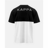 Kortrmet T-shirt til Mnd Kappa Edwin CKD Hvid Sort #2
