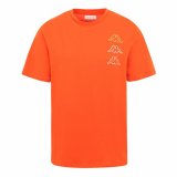 Kort�rmet T-shirt til M�nd Kappa Kemilia Orange #2