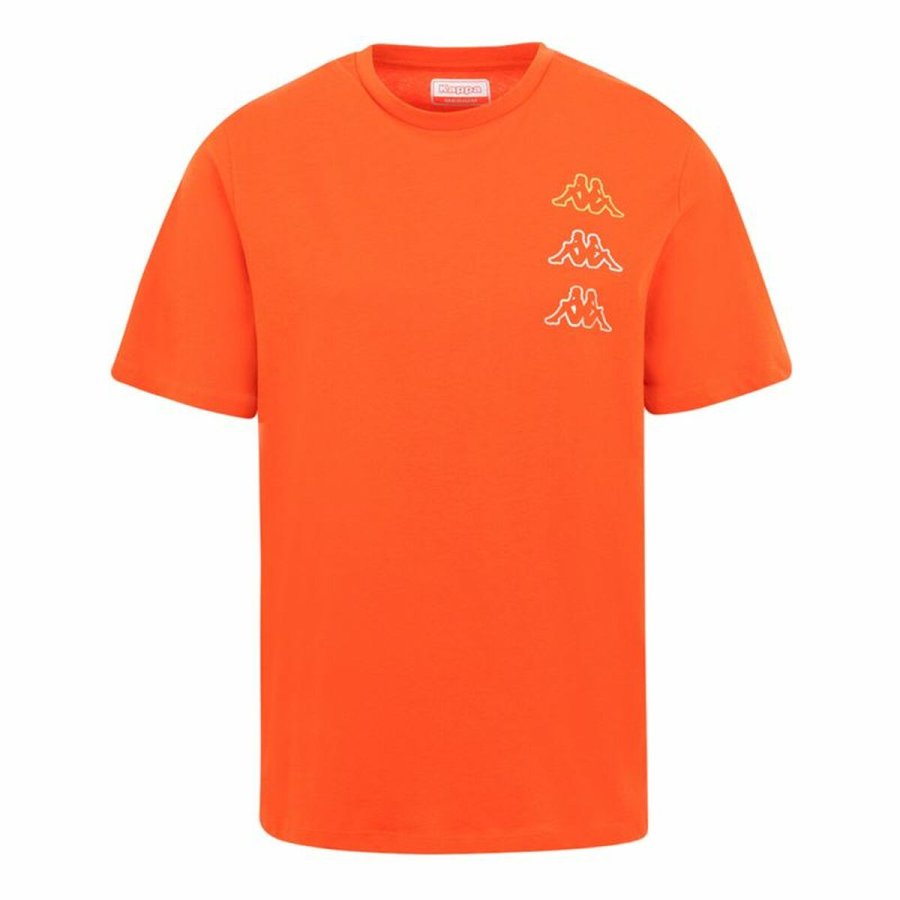 Kort�rmet T-shirt til M�nd Kappa Kemilia Orange #2