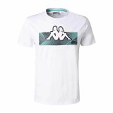 Brne Kortrmet T-shirt Kappa Eryx  Hvid #1