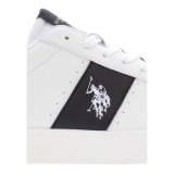 Herre sneakers U.S. Polo Assn. TYMES009 WHI BLK01 Hvid #7