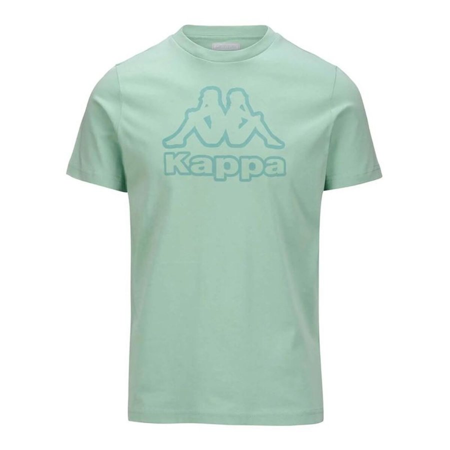 Kort�rmet T-shirt til M�nd Kappa Cremy Gr�n #1