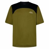 Kortrmet T-shirt til Mnd Oakley Free Ride SS Grn Oliven #1