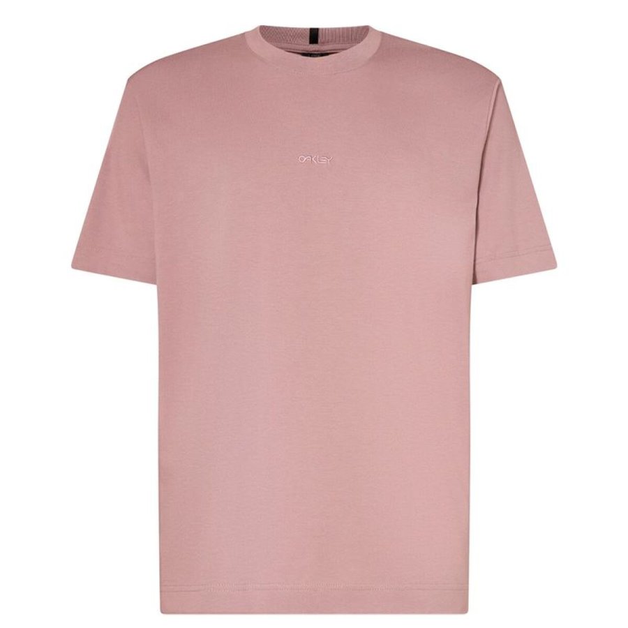 Kort�rmet T-shirt til M�nd Oakley B1B Repeated Pink #1