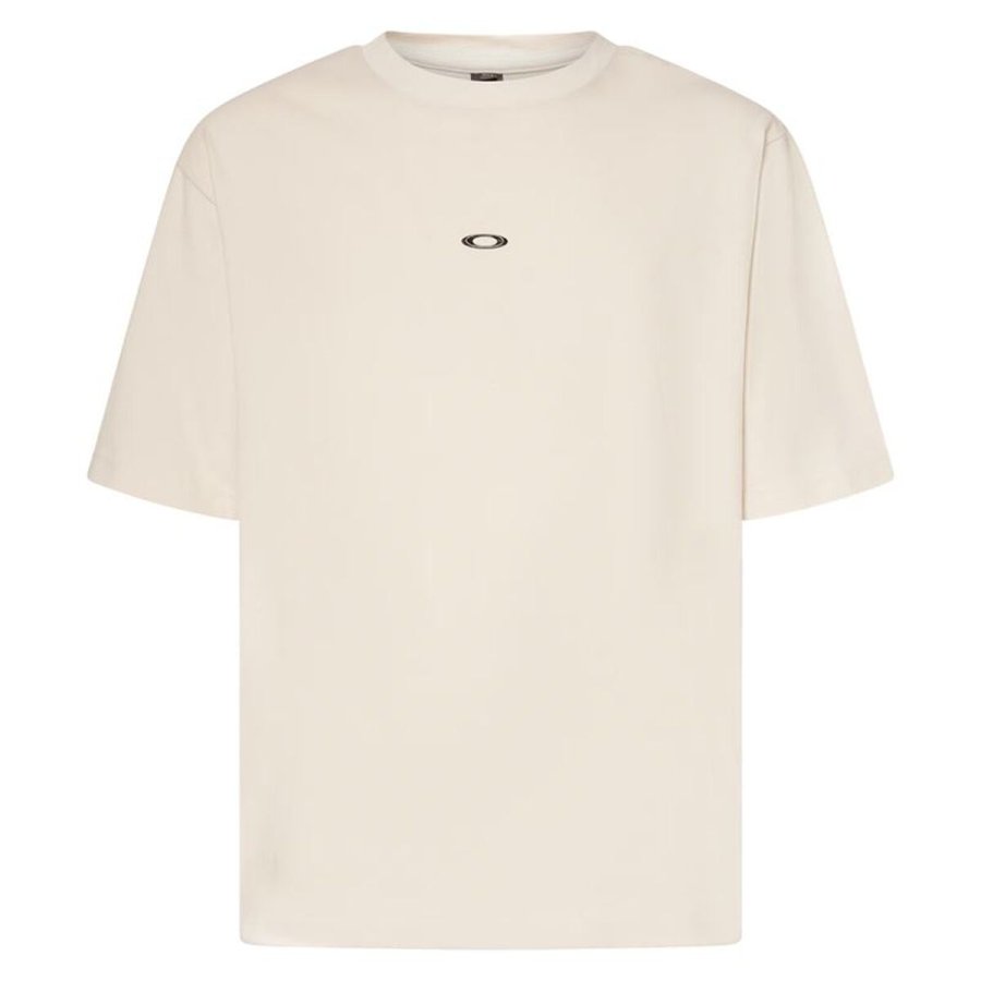 Kort�rmet T-shirt til M�nd Oakley Metal Rise Tee Beige #1
