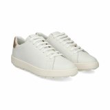 Kvinde Casual Sneakers Geox Spherica Ecub-1 Hvid #2