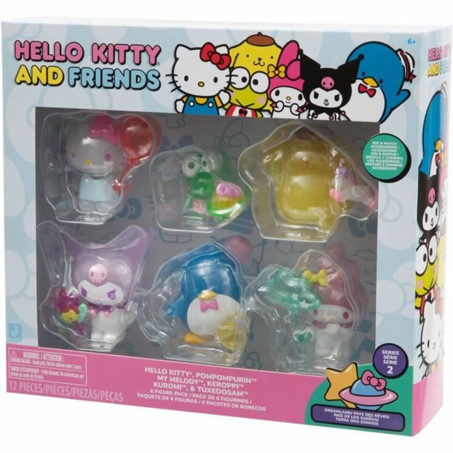 Action Figurer Hello Kitty 11 6 Dele (6 enheder) #2