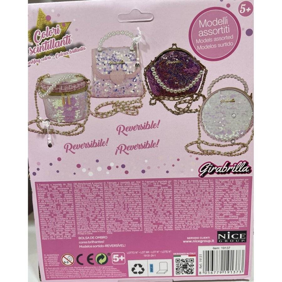 Skuldertaske 18,5 x 23,5 x 6,2 cm Med pailletter #2