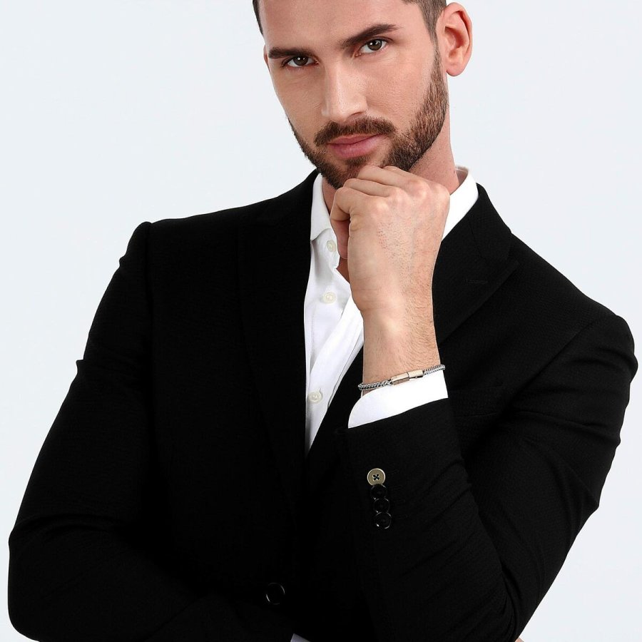 Armbnd til mnd Maserati Rustfrit stl 22 cm #6