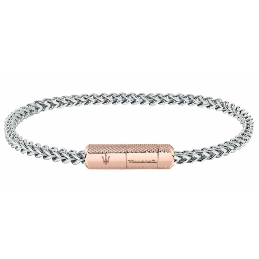 Armbnd til mnd Maserati Rustfrit stl 22 cm #2