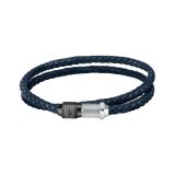 Armbnd til mnd Maserati JM223AVE19 Slv Marinebl #1